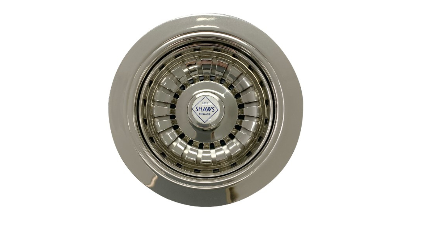 Shaws 90mm Basket Strainer - Brushed Nickel