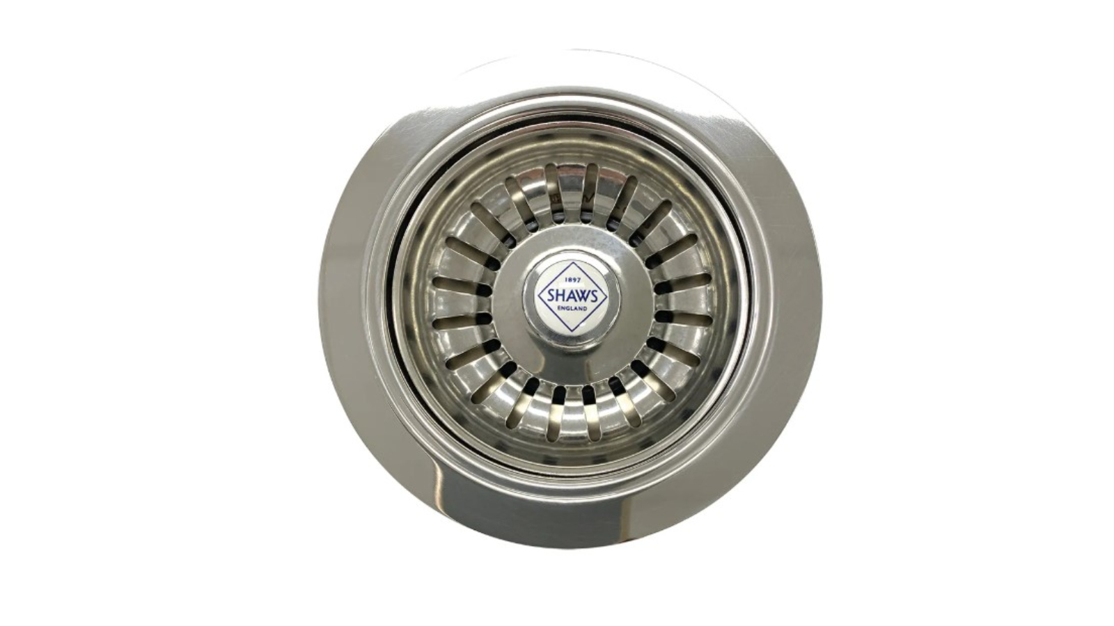 Shaws 38mm Basket Strainer - Chrome