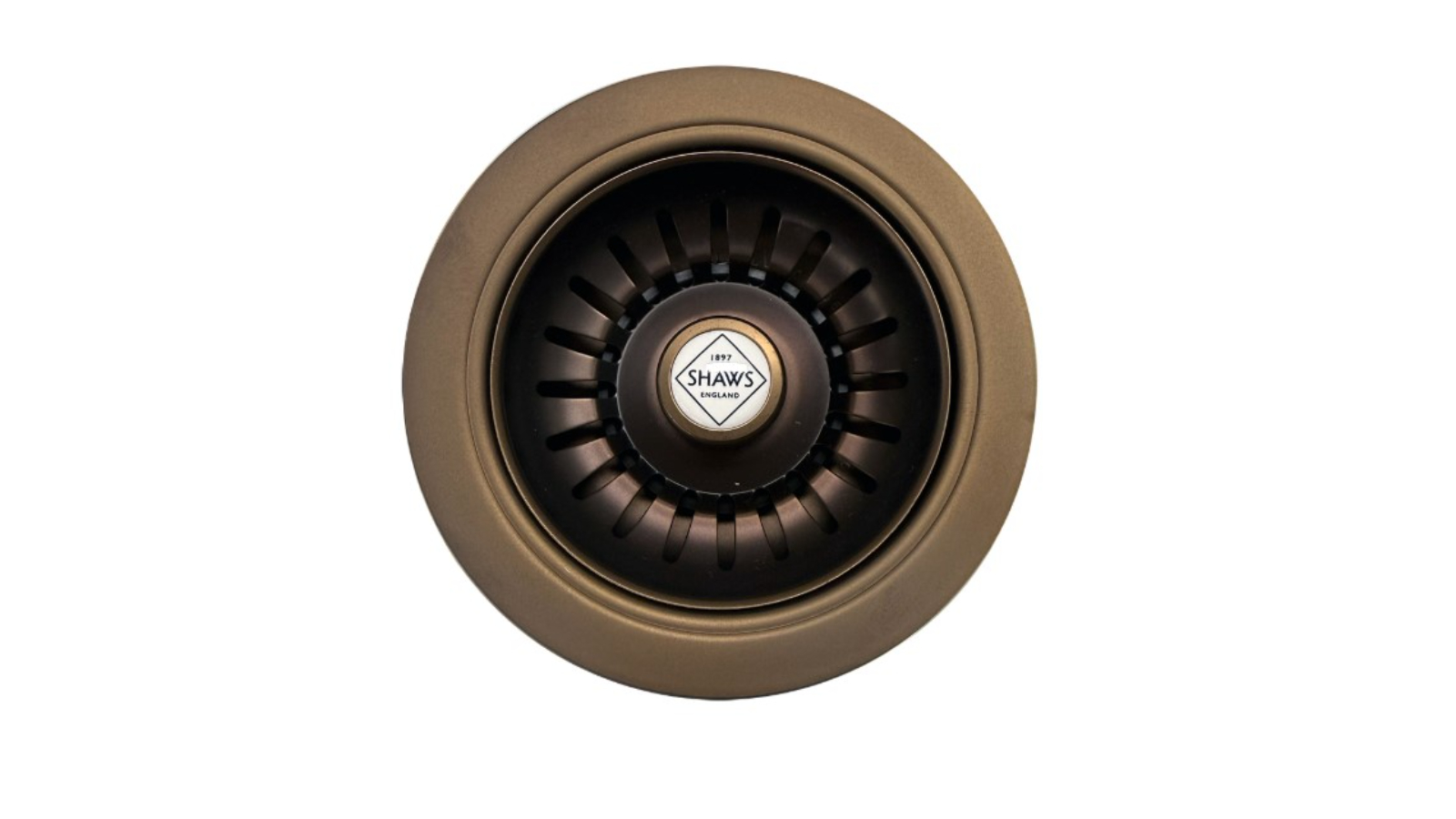 Shaws 90mm Basket Strainer - English Bronze