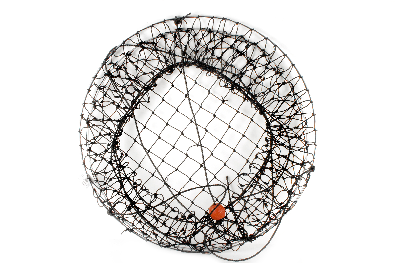 Fishteck 75cm Crab Net Basket with Mesh Base - Black