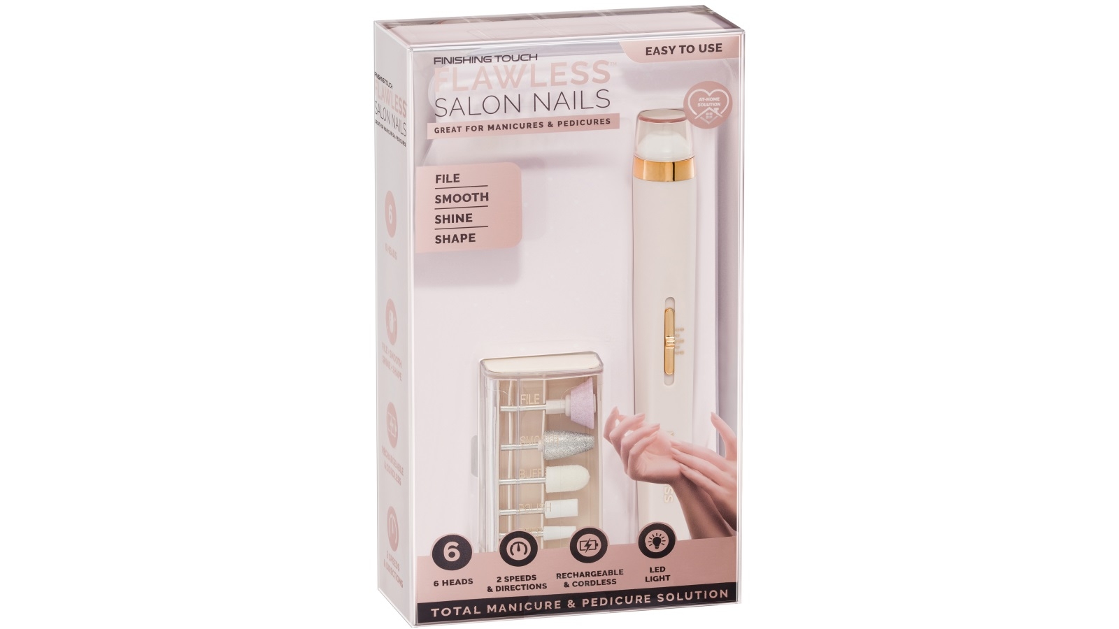 Finishing Touch Flawless Rechargeable Salon Nails Kit Harvey Norman