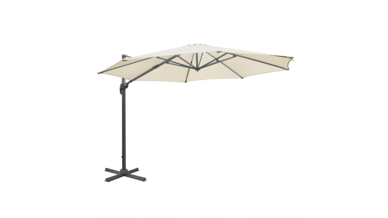 Bolero 3.5m Venice Heavy-Duty Umbrella - Cream