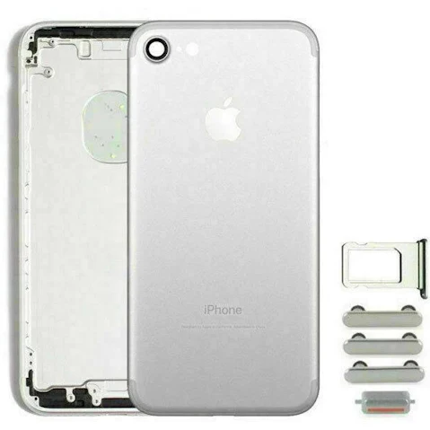 BatteryMate Full Alloy Metal Back Chassis Housing Replacement Frame Case for iPhone 6s - Silver