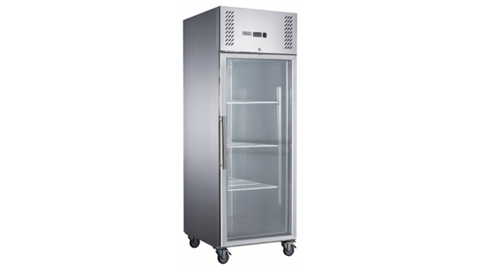 Thermaster Commercial Full Glass Door Upright Fridge Harvey Norman