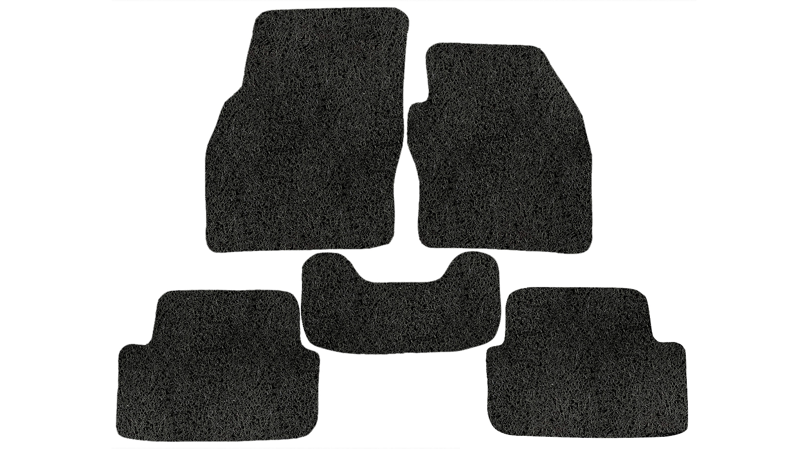 CarMatsCulture Premium Car Floor Mats for Subaru WRX 2008-2014 Shadow Black + Matching Boot Mat