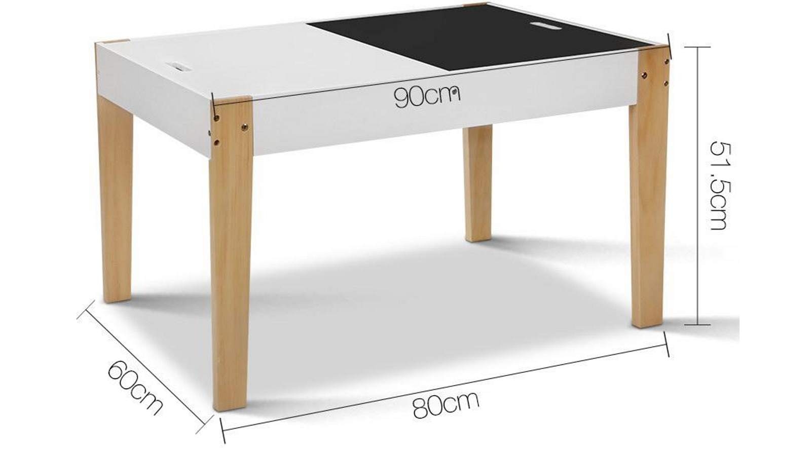 Chalkboard Artiss Kids Table Keezi Kids Chalkboard Desk Set White