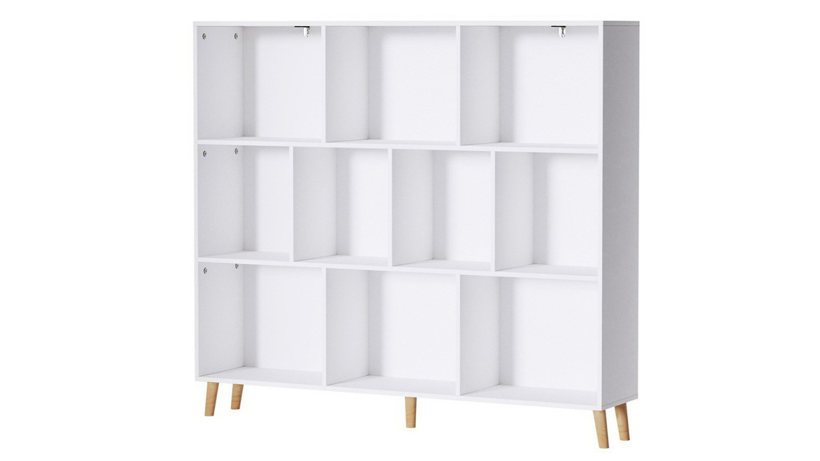 Artiss Cora 10 Cube 3-Tier White Bookshelf