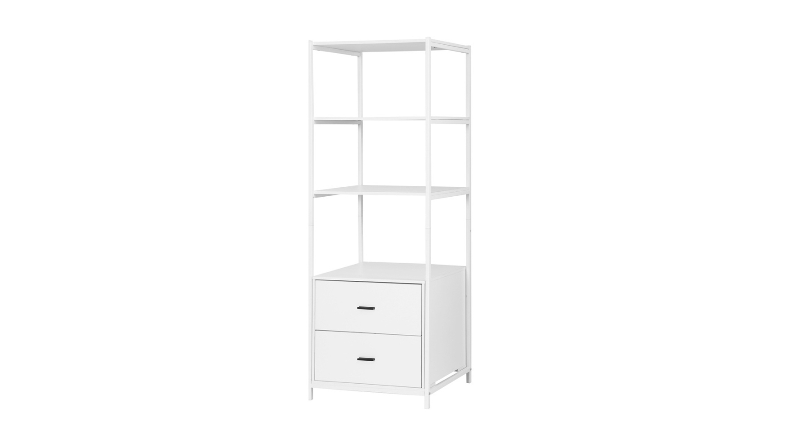 Artiss 2-Drawer Bookshelf Display Shelf - White