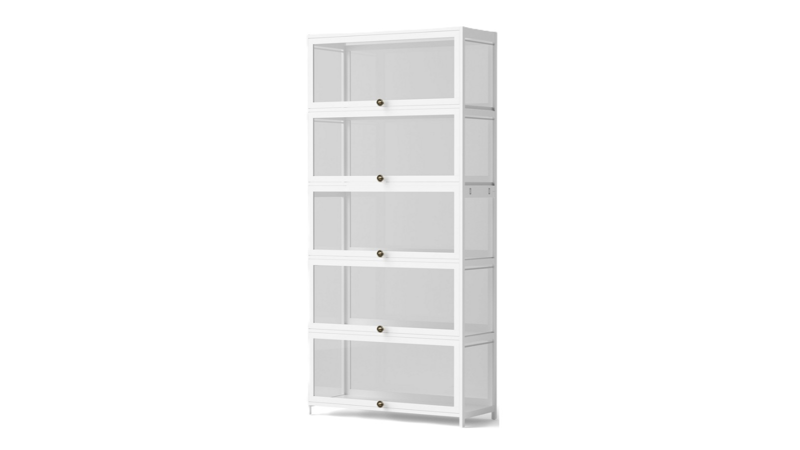 Artiss 5-Tier White Display Storage Cabinet