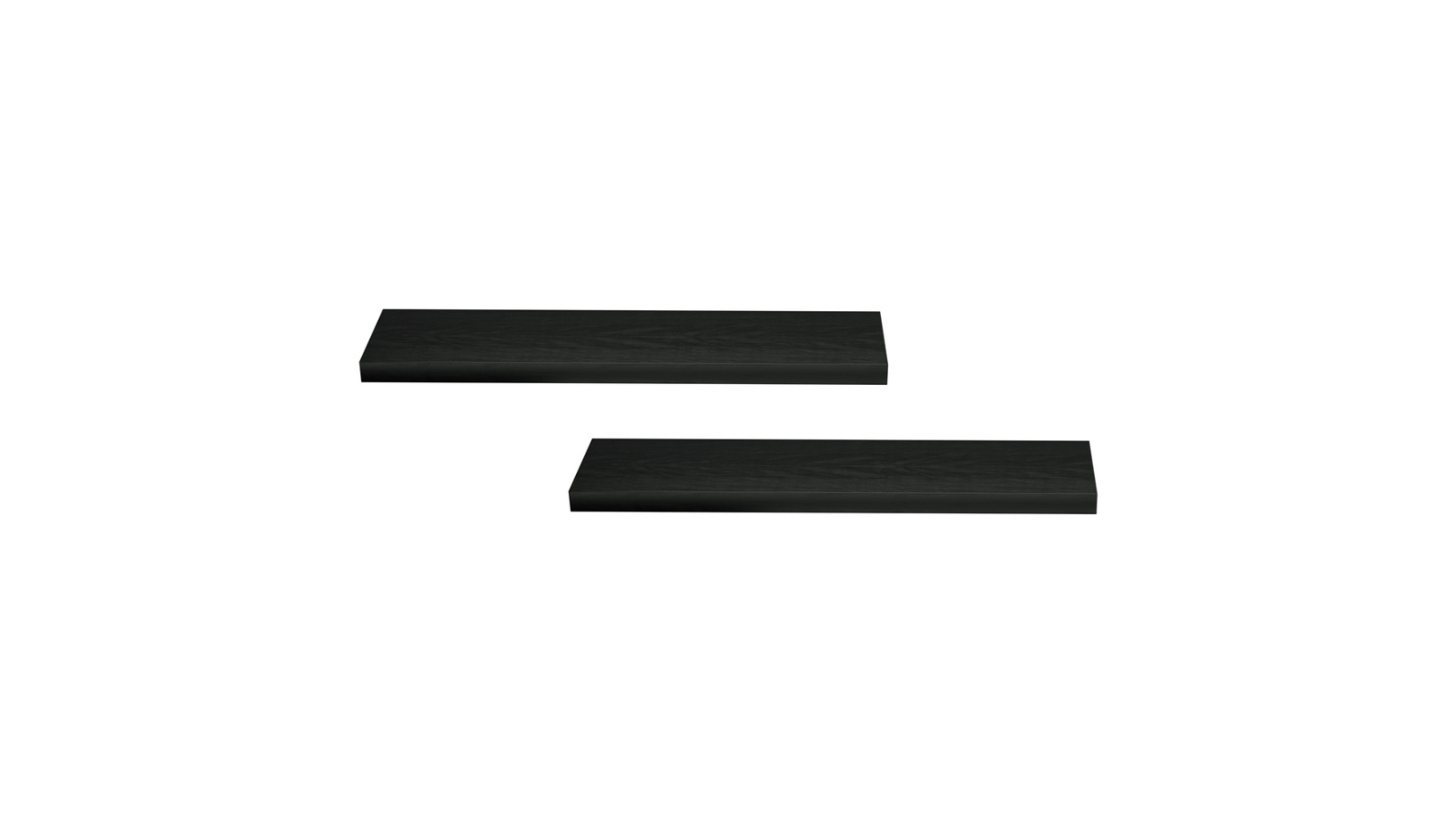 Artiss Set of 2 Floating Wall Shelf - Black
