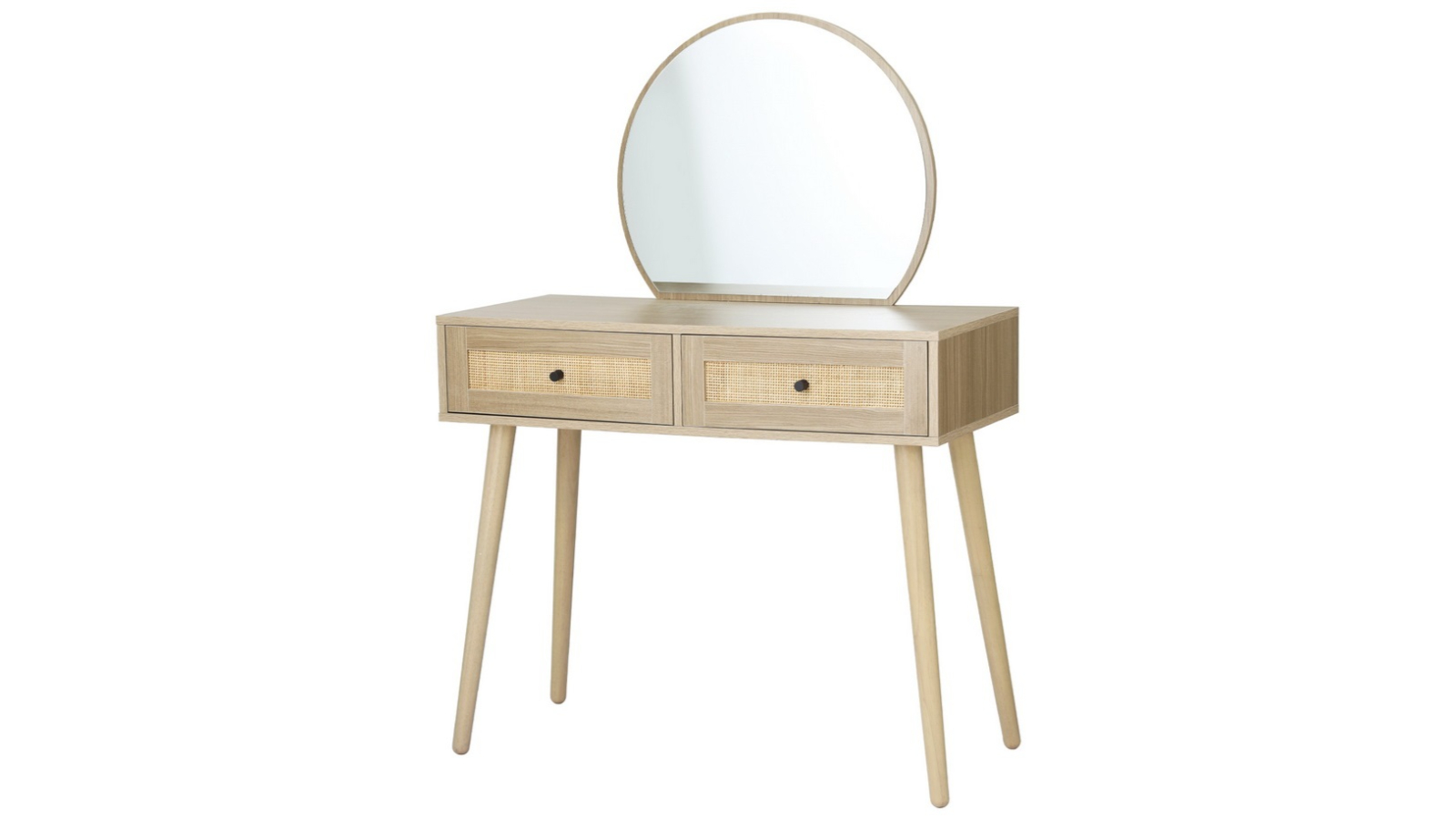 Artiss Rattan Frances Dressing Table Set