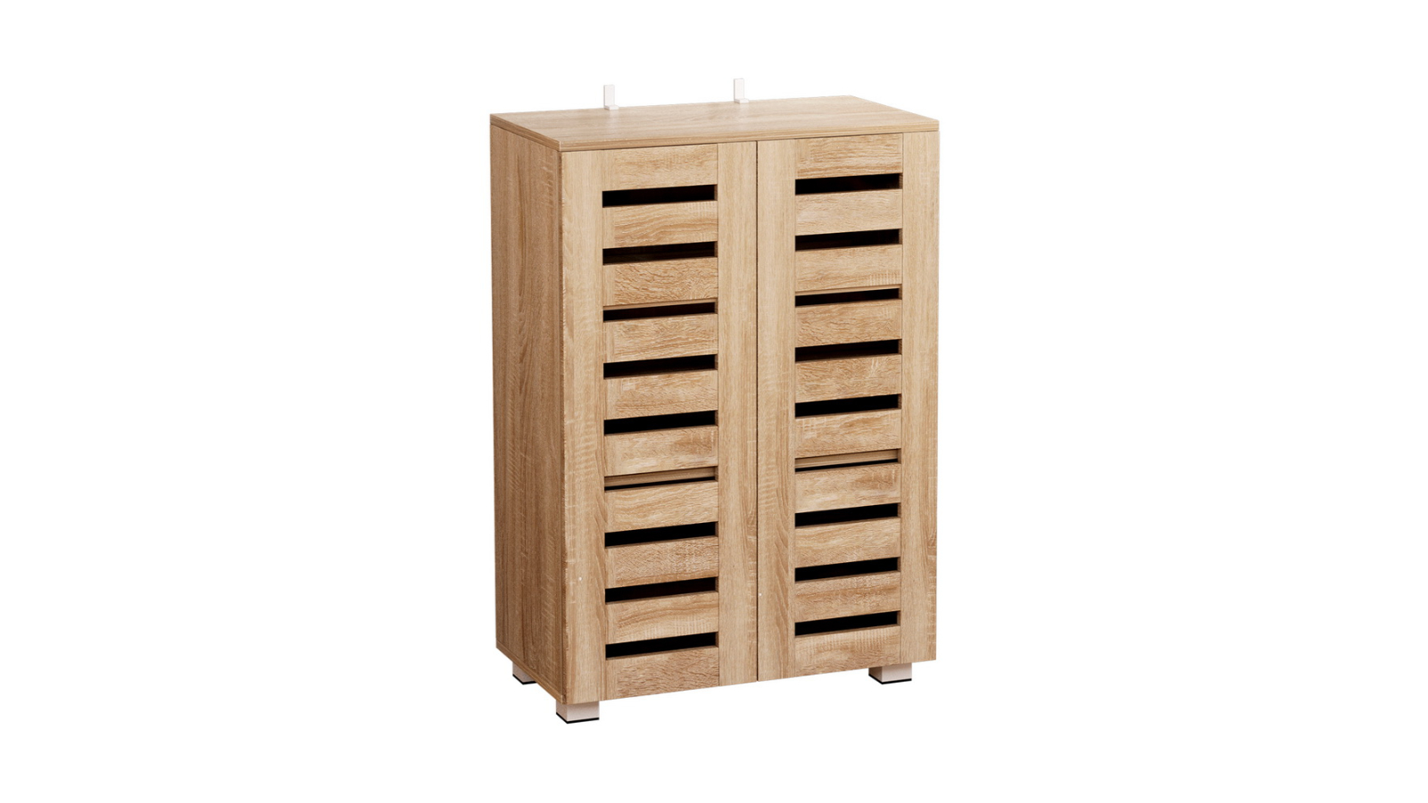 Artiss 20 Pairs 5-Tier Alster Shoe Cabinet - Wood
