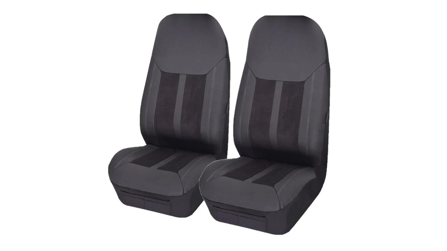 My Car Size 60/25 Universal Fury Front Seat Cover - Black