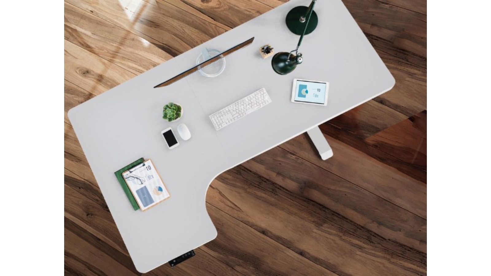 Fortia 72120cm Adjustable Height Dual Electric Motor LeftHand Sided L