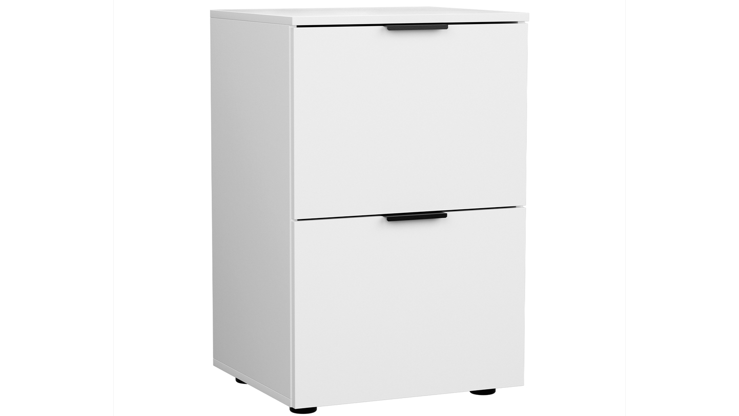 Artiss Filing Cabinet with 2 Drawer - White