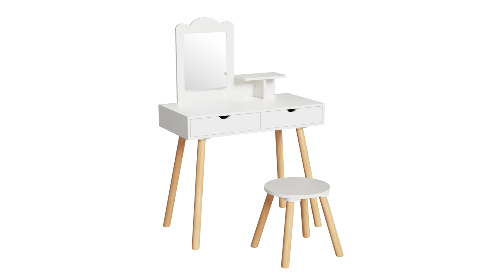 Keezi Kids Vanity Dressing Table Set
