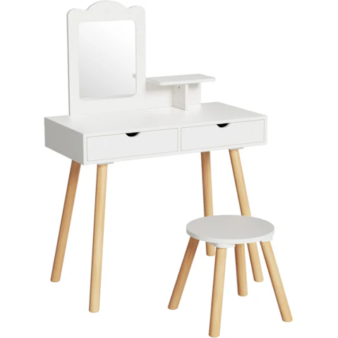 Keezi Kids Vanity Dressing Table Set