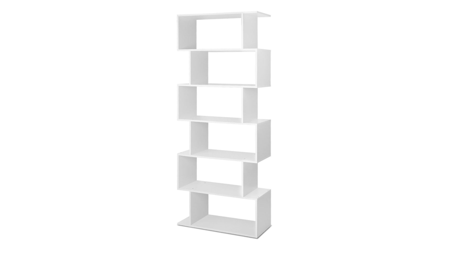 Artiss 6 Tier Display Stand Storage Shelf - White