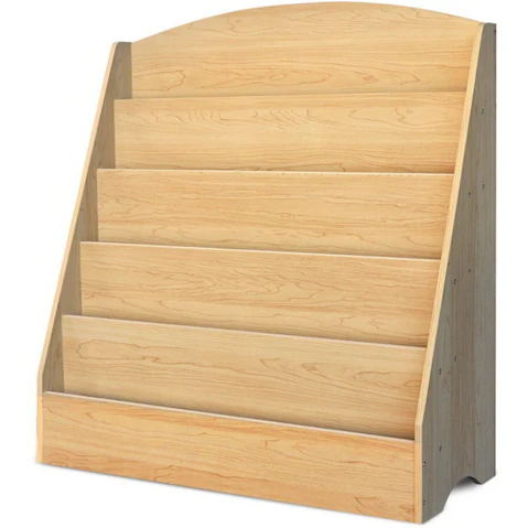 Keezi 5 Tier Kids Bookshelf - Wooden