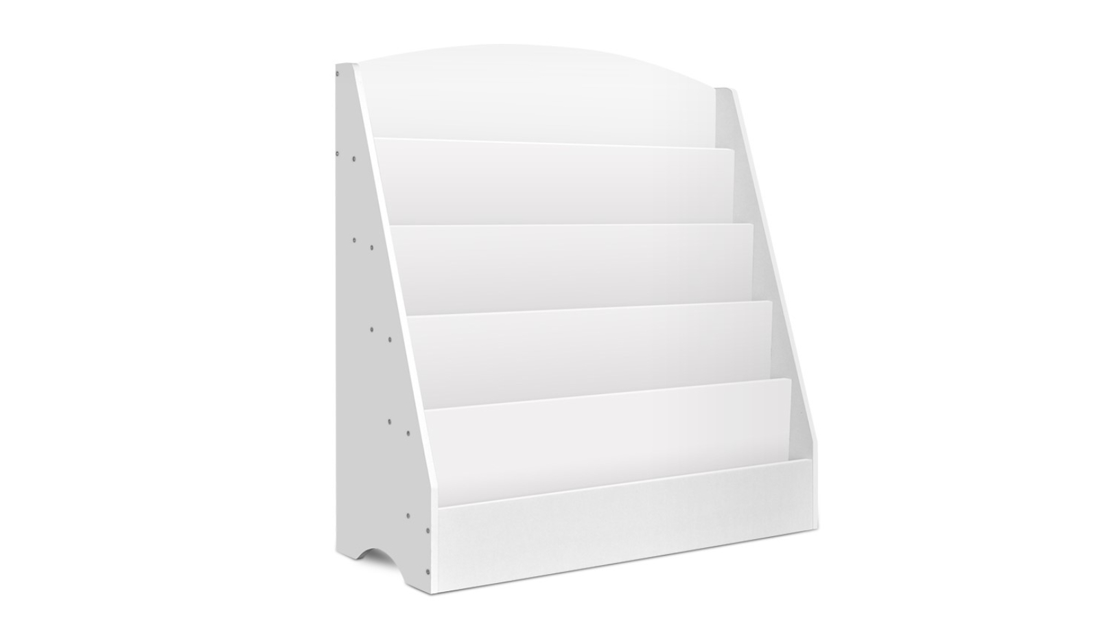 Keezi 5 Tier Kids Bookshelf - White