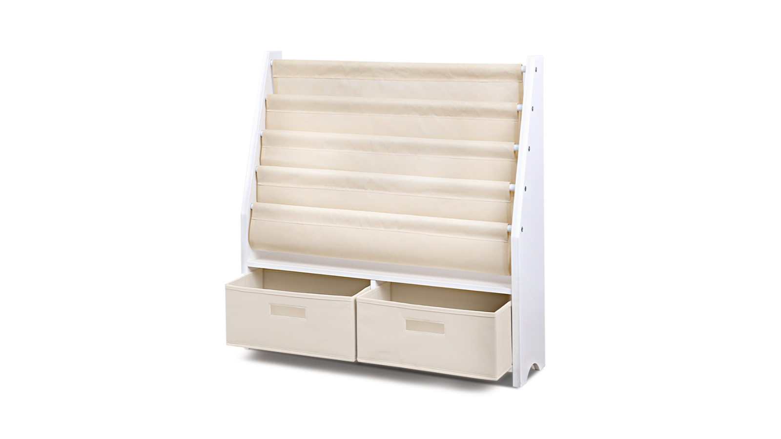 Keezi Kids Bookshelf Magazine Rack 4-Tier Bookcase Drawer Organiser