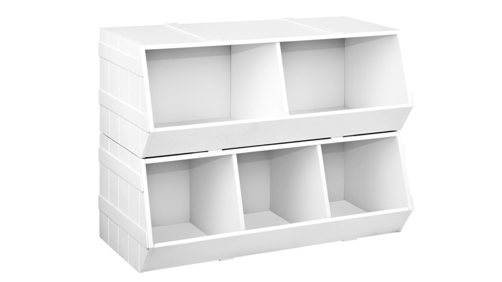 Keezi Kids Toy Storage Box White Harvey Norman