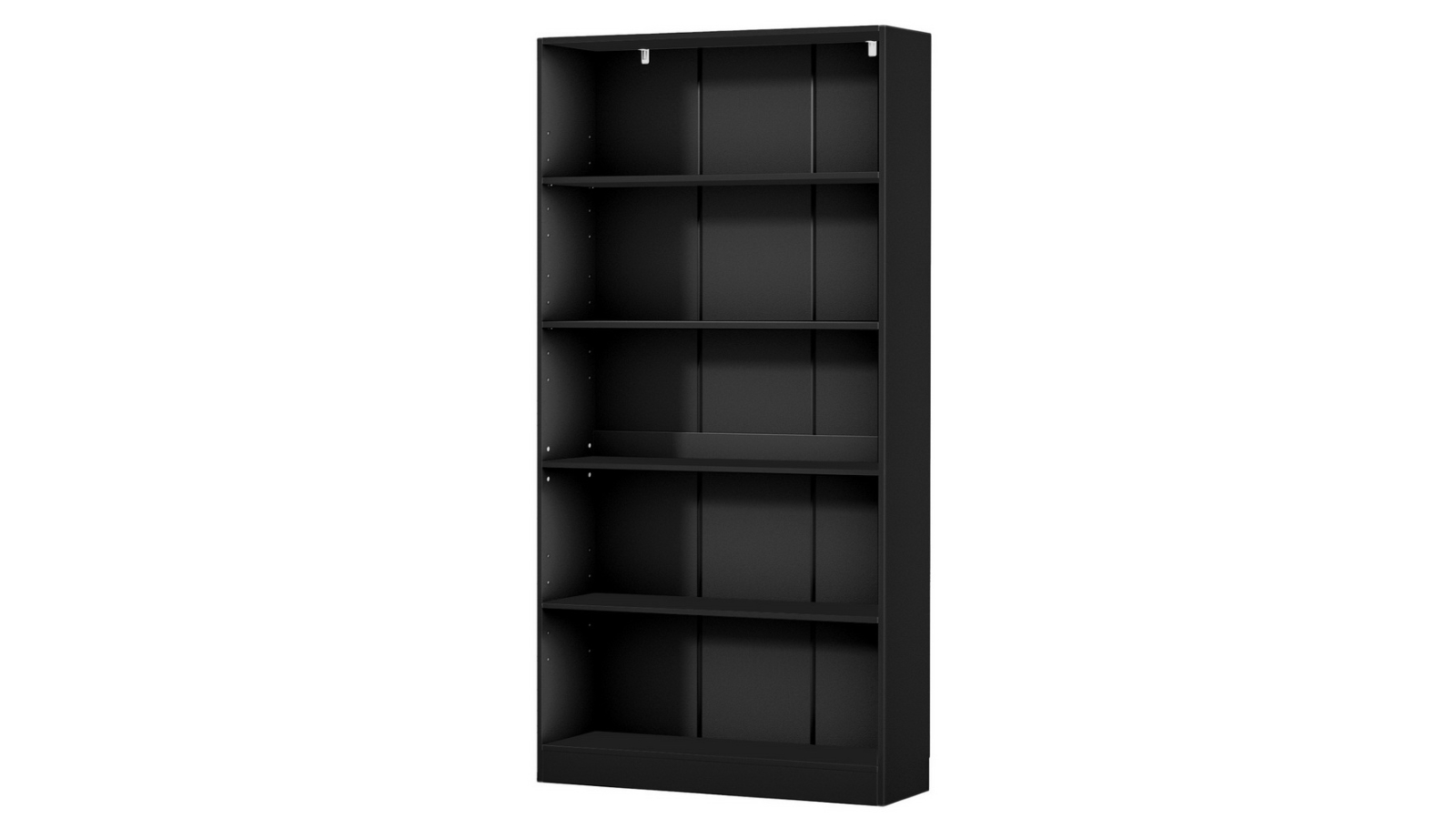 Artiss Anton 5-Tier Black Bookshelf