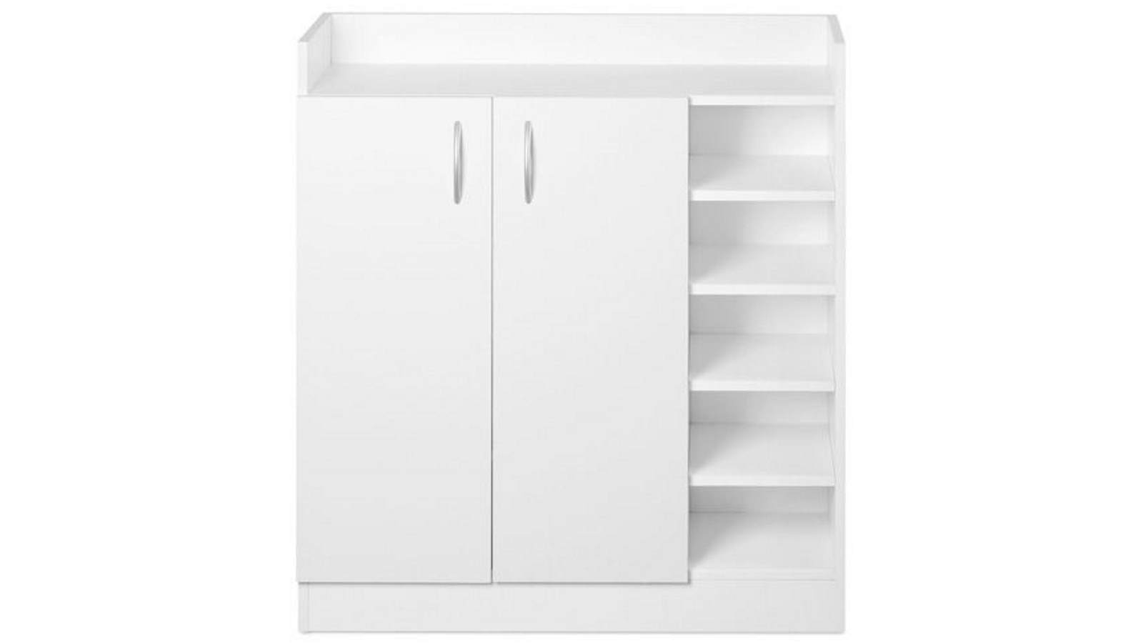 Artiss 21 Pairs Shoe Cupboard White Harvey Norman