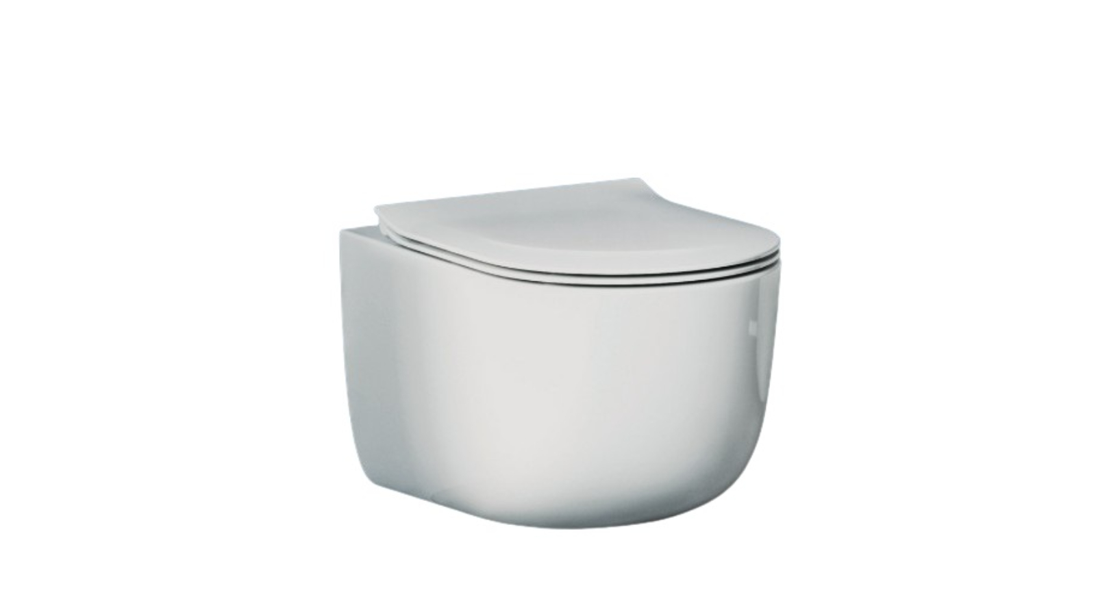 Studio Bagno Futura Wall Hung Toilet - Gloss White