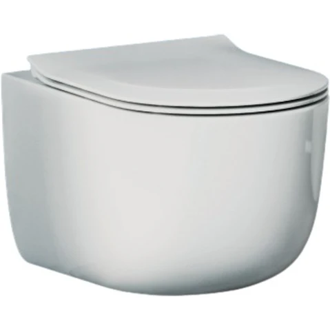 Studio Bagno Futura Wall Hung Toilet - Matte White