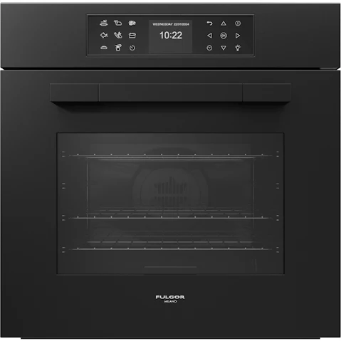 Fulgor Milano 60cm Matteo Series Multi-Function Pyrolytic Oven - Matte Black