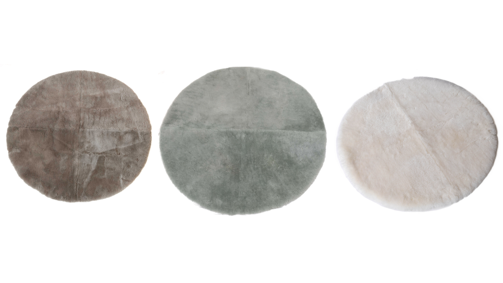 Naturally Sheepskins Round Lambskin Tummy Time Play Mat