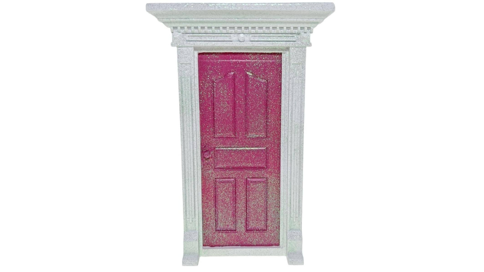 Cotton Candy Glitter Secret Fairy Door - Dark Pink