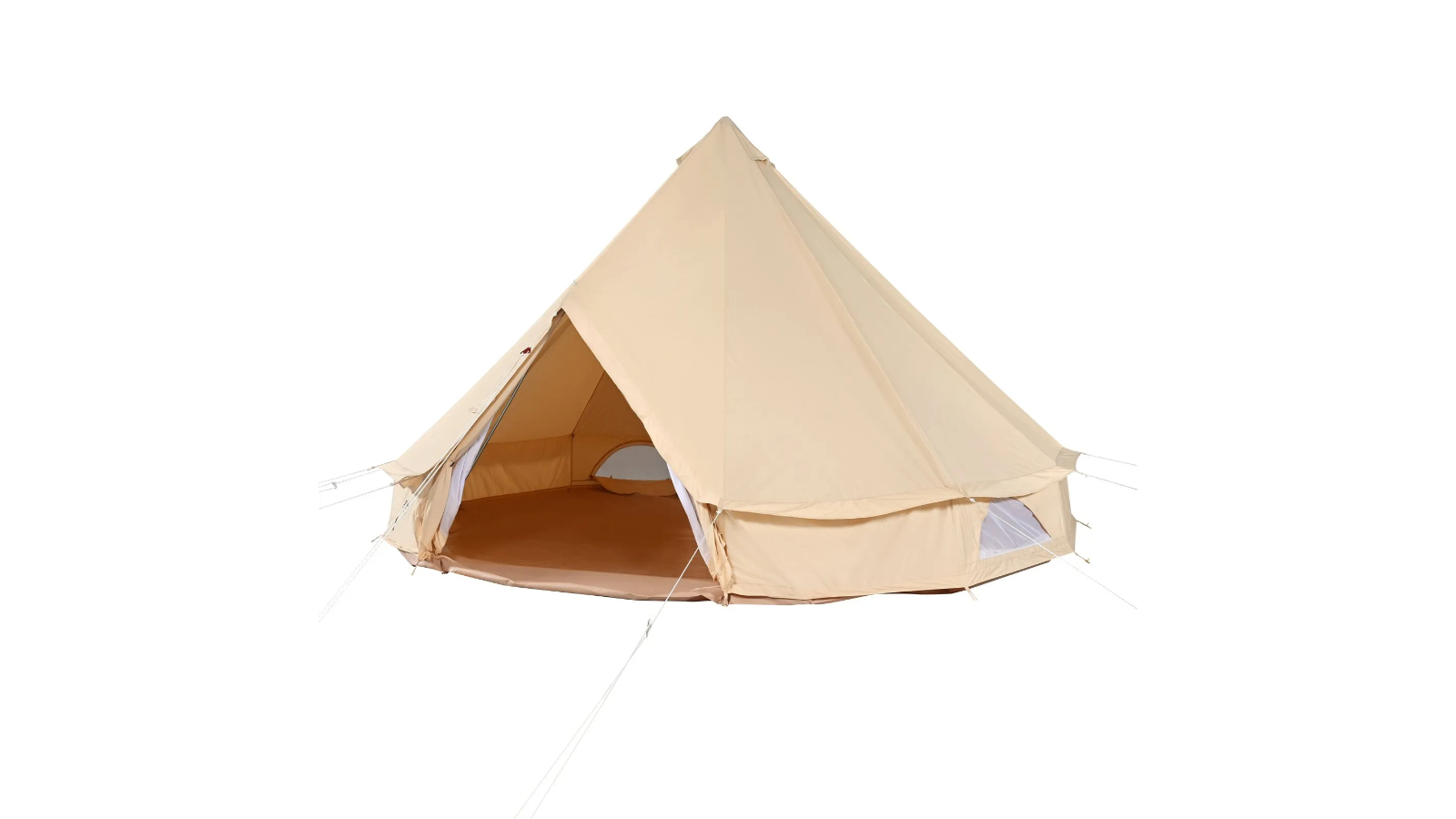 Pretty & Practical Breathable Canvas Bell Tent for Outdoor Party - 16.4 x 16.4ft
