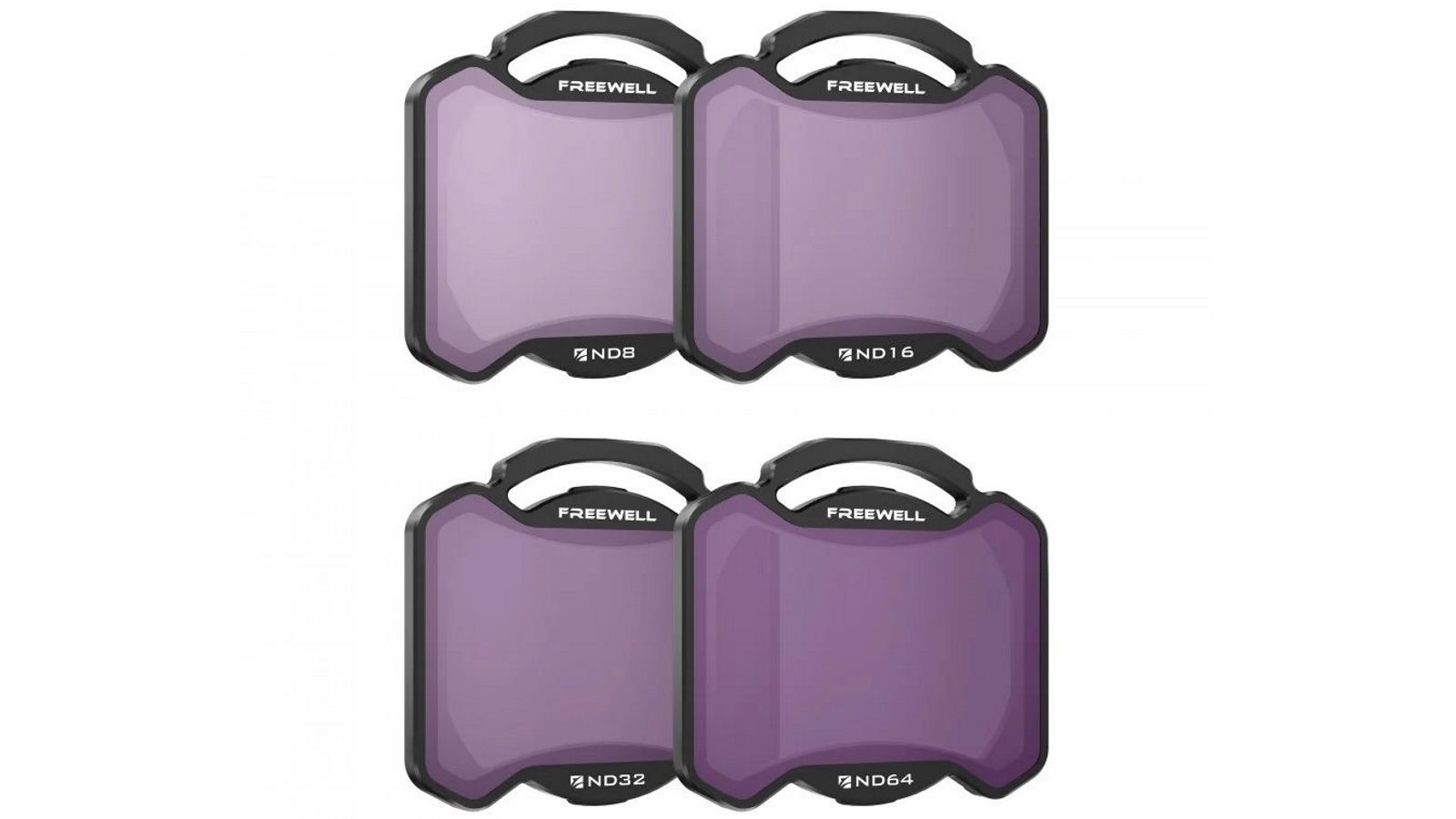 Freewell Pack of 4 ND Filter Set for DJI Avata 2 (ND8 16 32 64)