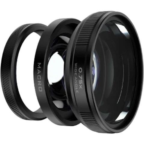 Freewell 2-in-1 Fuji X100VI X100V Wide Angle and Macro Lens - Black