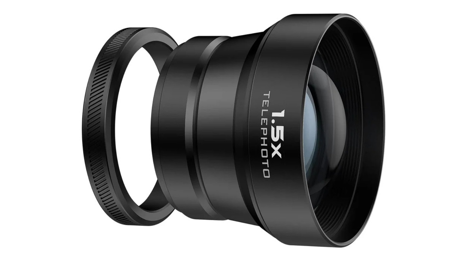Freewell 1.5X Telephoto Lens for Fuji X100VI X100V - Black