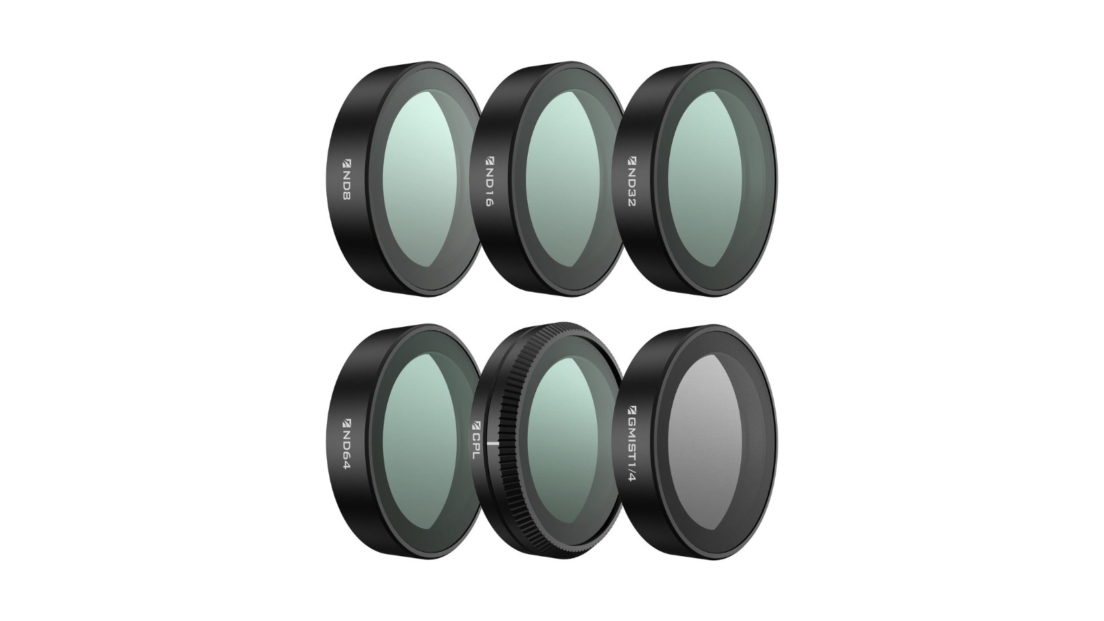 Freewell Pack of 6 ND Filter Set for Insta360 Luna Ultra Wide-Angle Lens