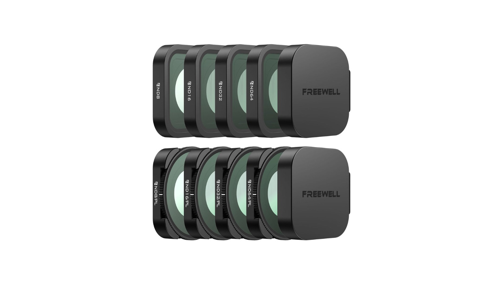 Freewell Pack of 8 All Day Filter Set for GoPro Mission 1