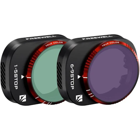 Freewell Pack of 2 Varialble Filter Set (VND 1-5 and 6-9 Stop) for DJI Mini 4 Pro