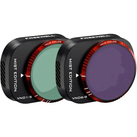 Freewell Pack of 2 Varialble Filter Set Mist Edition (VND 1-5 and 6-9 Stop) for DJI