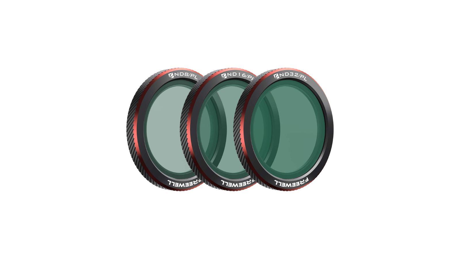 Freewell Pack of 3 Magnetic Bright Day ND/PL Filters for DJI Neo 2