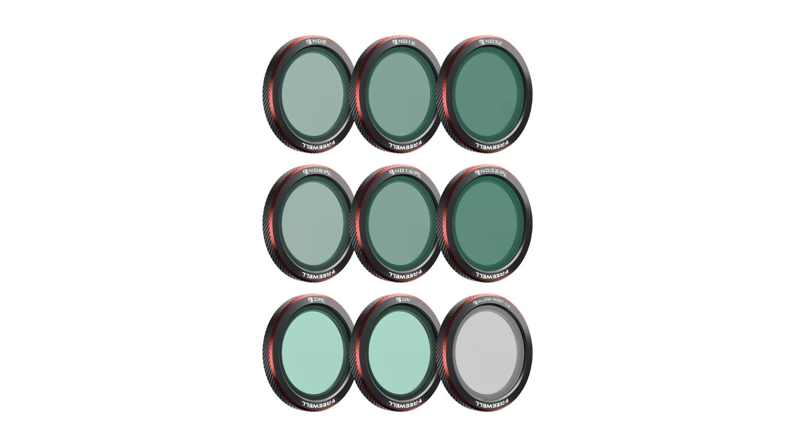 Freewell Pack of 9 Magnetic Filter Mega Kit for DJI Neo 2