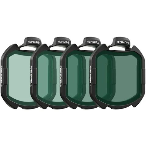 Freewell DJI O4 Air Unit Pro Standard Day ND Filter Set - Pack of 4