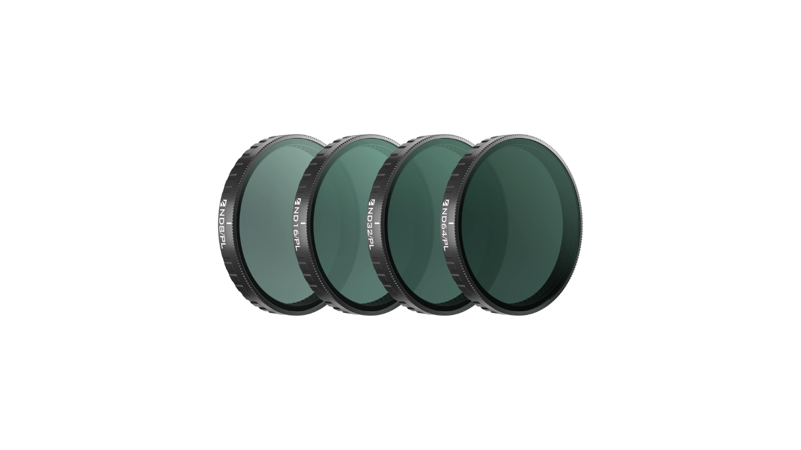 Freewell Pack of 4 Bright Day Hybrid ND/PL Filter Set for DJI Osmo Action 6