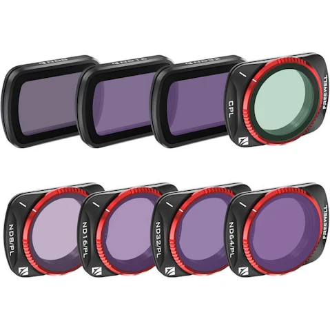 Freewell Pack of 4 All Day Series Filter Set for DJI Osmo Pocket 3