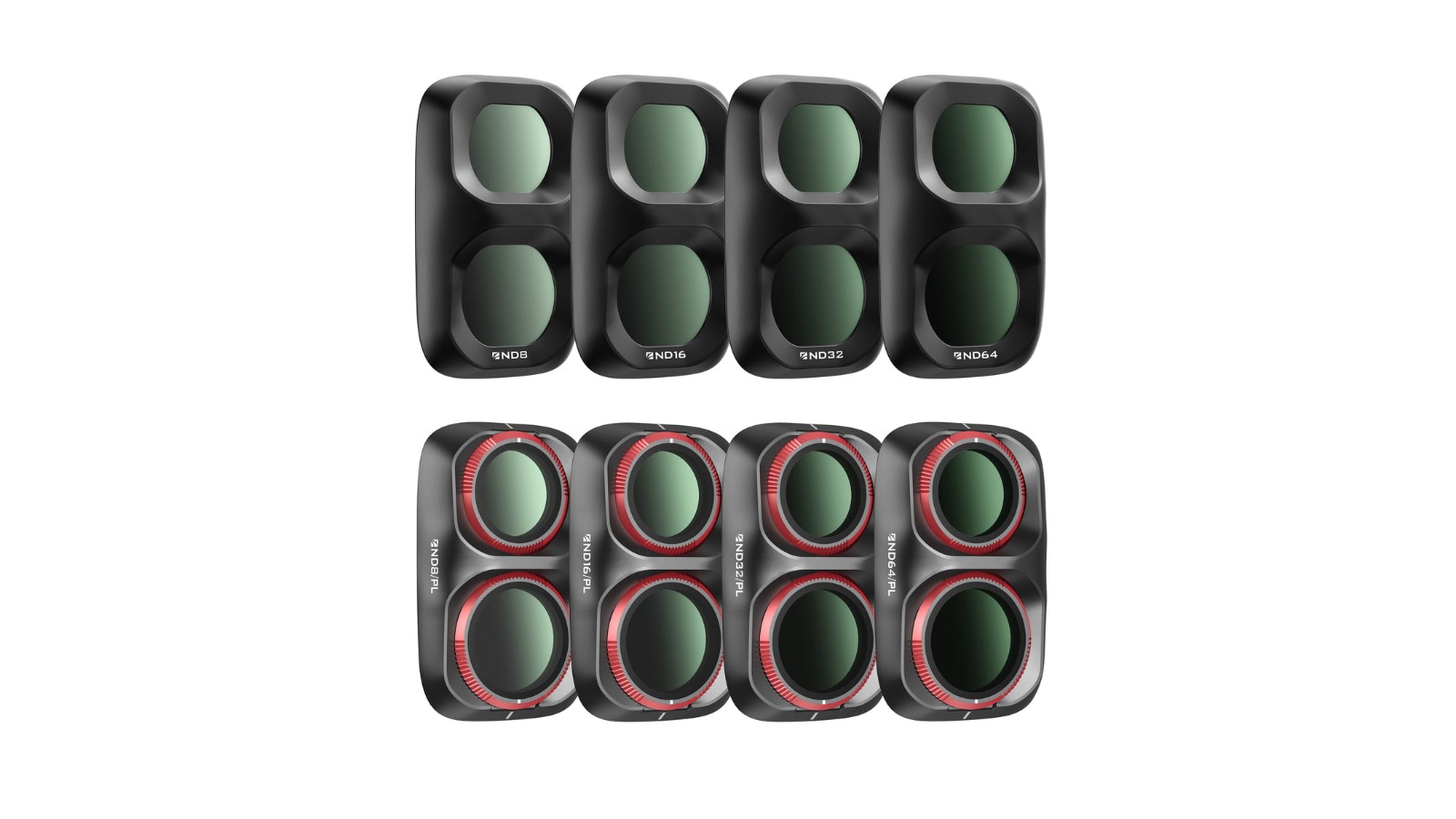 Freewell Pack of 8 All Day Series Filter for DJI Osmo Pocket - Black