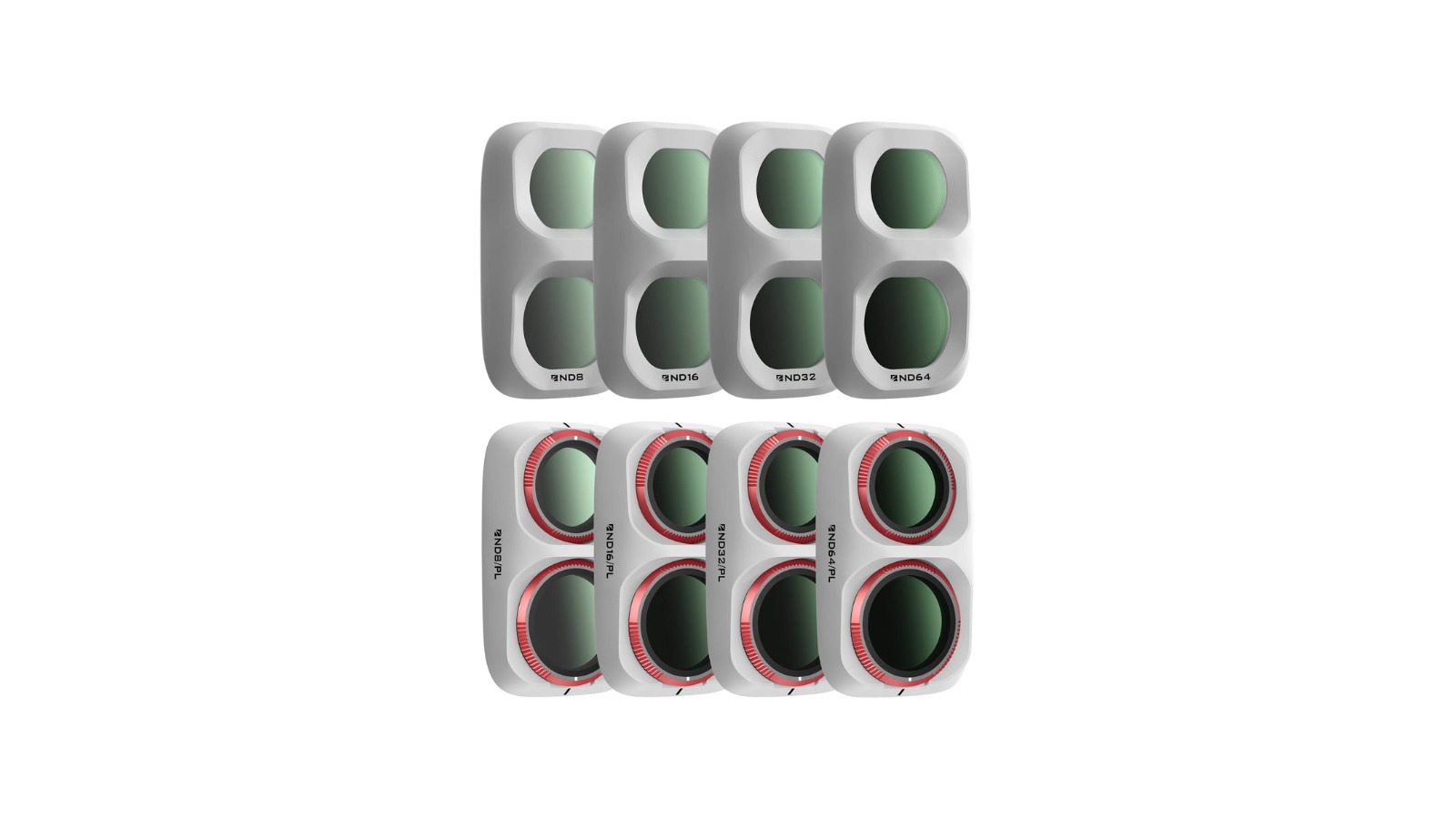 Freewell Pack of 8 All Day Series Filter for DJI Osmo Pocket 4P - White