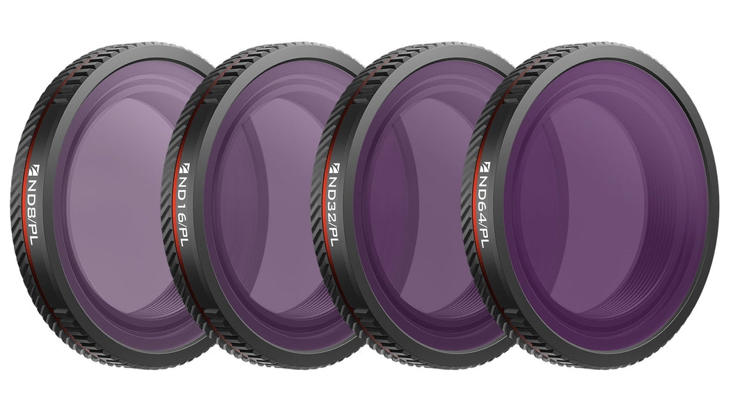 Freewell 4-Pack Bright Day Hybrid ND/PL Filter Set for DJI Osmo Nano