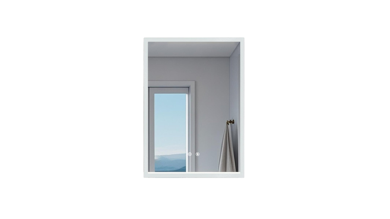 Oakory Anti-Fog Smart Rectangle LED Makeup Mirror - 50 x 60cm